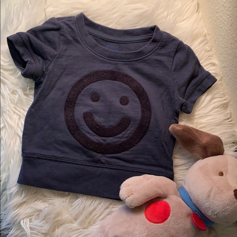 Short sleeve sweat shirt